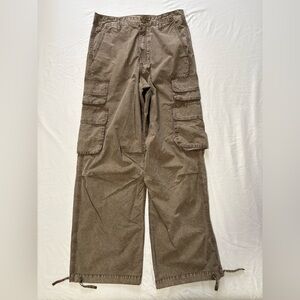 Michael Kors Collection-Brown Cargo Pants-Designer Sample